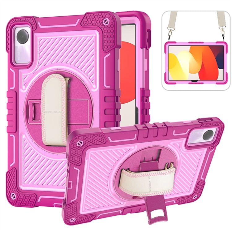 360 Degree Rotation PC Contrast Silicone Tablet Case, For Xiaomi Redmi Pad 2 SE 9.7 2026, For Xiaomi Redmi Pad 2, For Xiaomi Pad 7 / 7 Pro, For Redmi Pad SE 8.7 4G, For Xiaomi Redmi Pad SE, For Xiaomi Pad 6