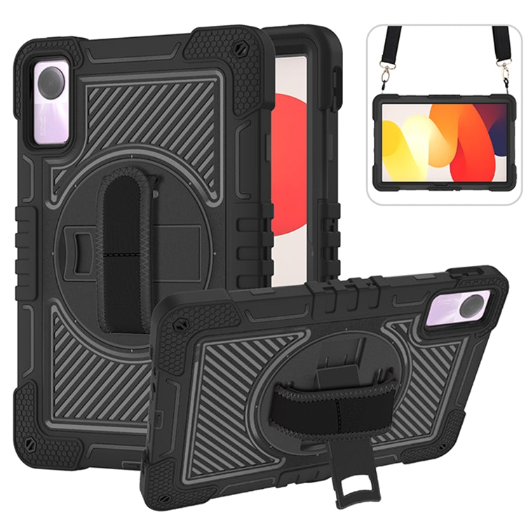 360 Degree Rotation PC Contrast Silicone Tablet Case, For Xiaomi Redmi Pad 2 SE 9.7 2026, For Xiaomi Redmi Pad 2, For Xiaomi Pad 7 / 7 Pro, For Redmi Pad SE 8.7 4G, For Xiaomi Redmi Pad SE, For Xiaomi Pad 6