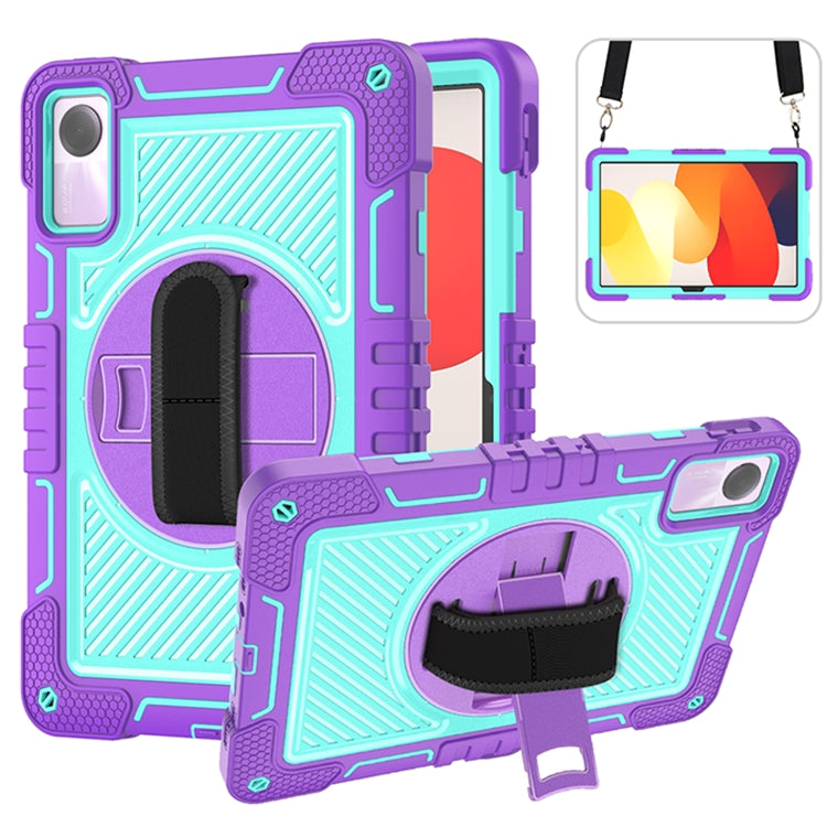 360 Degree Rotation PC Contrast Silicone Tablet Case, For Xiaomi Redmi Pad 2 SE 9.7 2026, For Xiaomi Redmi Pad 2, For Xiaomi Pad 7 / 7 Pro, For Redmi Pad SE 8.7 4G, For Xiaomi Redmi Pad SE, For Xiaomi Pad 6