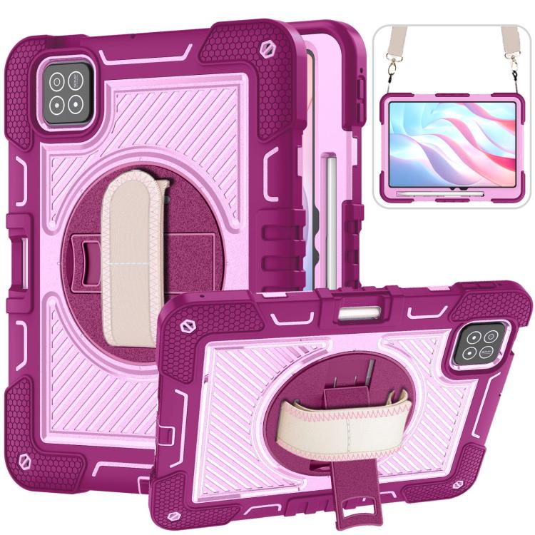 360 Degree Rotation PC Contrast Silicone Tablet Case, For Xiaomi Redmi Pad 2 SE 9.7 2026, For Xiaomi Redmi Pad 2, For Xiaomi Pad 7 / 7 Pro, For Redmi Pad SE 8.7 4G, For Xiaomi Redmi Pad SE, For Xiaomi Pad 6