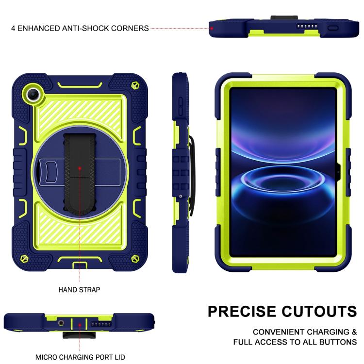 360 Degree Rotation PC Contrast Silicone Tablet Case, For Xiaomi Redmi Pad 2 SE 9.7 2026, For Xiaomi Redmi Pad 2, For Xiaomi Pad 7 / 7 Pro, For Redmi Pad SE 8.7 4G, For Xiaomi Redmi Pad SE, For Xiaomi Pad 6