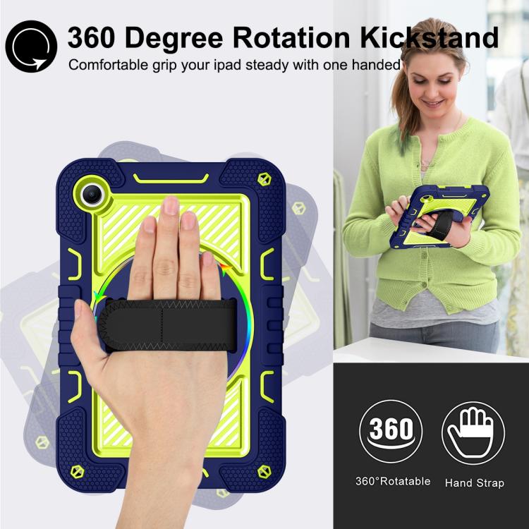 360 Degree Rotation PC Contrast Silicone Tablet Case, For Xiaomi Redmi Pad 2 SE 9.7 2026, For Xiaomi Redmi Pad 2, For Xiaomi Pad 7 / 7 Pro, For Redmi Pad SE 8.7 4G, For Xiaomi Redmi Pad SE, For Xiaomi Pad 6