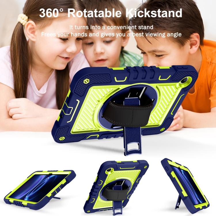 360 Degree Rotation PC Contrast Silicone Tablet Case, For Xiaomi Redmi Pad 2 SE 9.7 2026, For Xiaomi Redmi Pad 2, For Xiaomi Pad 7 / 7 Pro, For Redmi Pad SE 8.7 4G, For Xiaomi Redmi Pad SE, For Xiaomi Pad 6