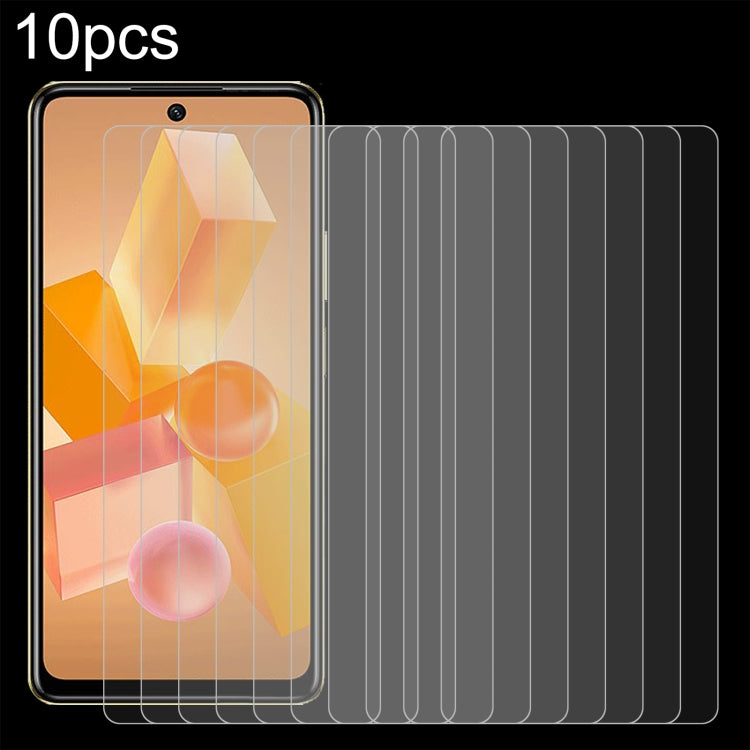 10pcs 0.26mm 9H 2.5D Tempered Glass Film, For Infinix GT 50 Pro 5G, For Infinix Hot 70 4G, For Infinix Hot 70 5G, For Infinix Note 60 Ultra 5G, For Infinix Smart 20 4G, For Infinix Note 60 Pro 5G, For Infinix Note 60 5G, For Infinix Hot 60i 5G         ...