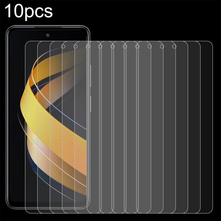 10pcs 0.26mm 9H 2.5D Tempered Glass Film, For Infinix GT 50 Pro 5G, For Infinix Hot 70 4G, For Infinix Hot 70 5G, For Infinix Note 60 Ultra 5G, For Infinix Smart 20 4G, For Infinix Note 60 Pro 5G, For Infinix Note 60 5G, For Infinix Hot 60i 5G         ...