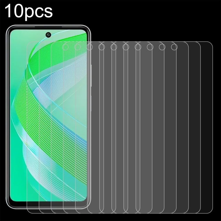 10pcs 0.26mm 9H 2.5D Tempered Glass Film, For Infinix GT 50 Pro 5G, For Infinix Hot 70 4G, For Infinix Hot 70 5G, For Infinix Note 60 Ultra 5G, For Infinix Smart 20 4G, For Infinix Note 60 Pro 5G, For Infinix Note 60 5G, For Infinix Hot 60i 5G         ...