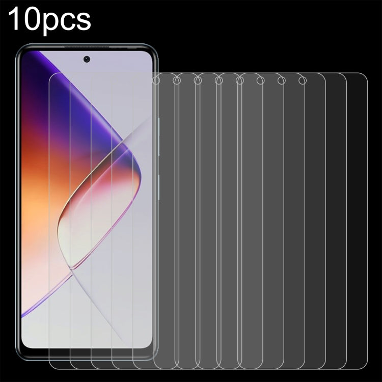 10pcs 0.26mm 9H 2.5D Tempered Glass Film, For Infinix GT 50 Pro 5G, For Infinix Hot 70 4G, For Infinix Hot 70 5G, For Infinix Note 60 Ultra 5G, For Infinix Smart 20 4G, For Infinix Note 60 Pro 5G, For Infinix Note 60 5G, For Infinix Hot 60i 5G         ...