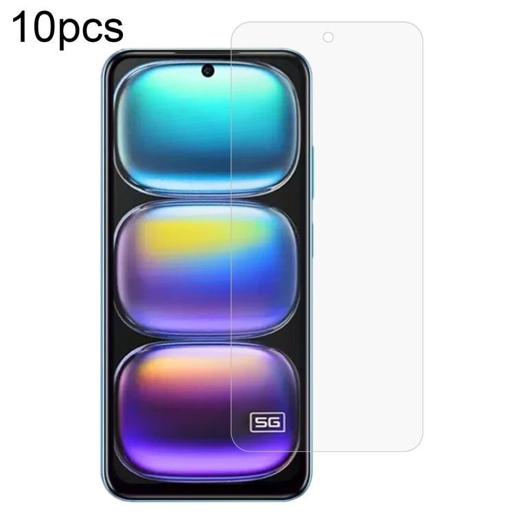 10pcs 0.26mm 9H 2.5D Tempered Glass Film, For Infinix GT 50 Pro 5G, For Infinix Hot 70 4G, For Infinix Hot 70 5G, For Infinix Note 60 Ultra 5G, For Infinix Smart 20 4G, For Infinix Note 60 Pro 5G, For Infinix Note 60 5G, For Infinix Hot 60i 5G         ...