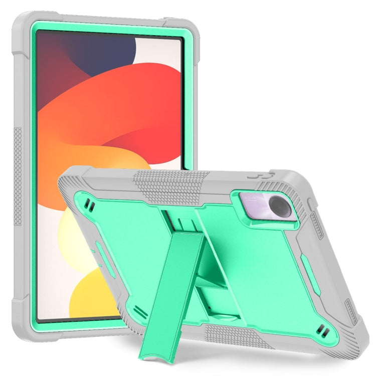 Shockproof Silicone Hybrid PC Tablet Case with Holder, For Xiaomi Redmi Pad 2 SE 9.7 2026, For Xiaomi Redmi Pad 2, For Xiaomi Pad 7 / 7 Pro, For Xiaomi Redmi Pad SE 8.7, For Xiaomi Redmi Pad SE, For Xiaomi Pad 6