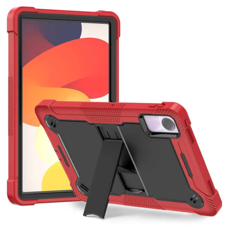 Shockproof Silicone Hybrid PC Tablet Case with Holder, For Xiaomi Redmi Pad 2 SE 9.7 2026, For Xiaomi Redmi Pad 2, For Xiaomi Pad 7 / 7 Pro, For Xiaomi Redmi Pad SE 8.7, For Xiaomi Redmi Pad SE, For Xiaomi Pad 6