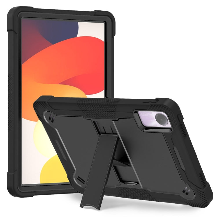 Shockproof Silicone Hybrid PC Tablet Case with Holder, For Xiaomi Redmi Pad 2 SE 9.7 2026, For Xiaomi Redmi Pad 2, For Xiaomi Pad 7 / 7 Pro, For Xiaomi Redmi Pad SE 8.7, For Xiaomi Redmi Pad SE, For Xiaomi Pad 6
