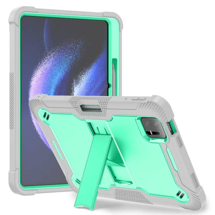 Shockproof Silicone Hybrid PC Tablet Case with Holder, For Xiaomi Redmi Pad 2 SE 9.7 2026, For Xiaomi Redmi Pad 2, For Xiaomi Pad 7 / 7 Pro, For Xiaomi Redmi Pad SE 8.7, For Xiaomi Redmi Pad SE, For Xiaomi Pad 6