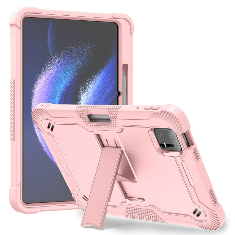Shockproof Silicone Hybrid PC Tablet Case with Holder, For Xiaomi Redmi Pad 2 SE 9.7 2026, For Xiaomi Redmi Pad 2, For Xiaomi Pad 7 / 7 Pro, For Xiaomi Redmi Pad SE 8.7, For Xiaomi Redmi Pad SE, For Xiaomi Pad 6