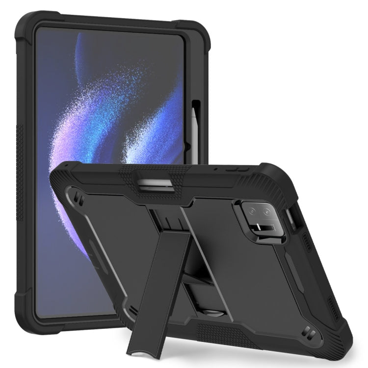 Shockproof Silicone Hybrid PC Tablet Case with Holder, For Xiaomi Redmi Pad 2 SE 9.7 2026, For Xiaomi Redmi Pad 2, For Xiaomi Pad 7 / 7 Pro, For Xiaomi Redmi Pad SE 8.7, For Xiaomi Redmi Pad SE, For Xiaomi Pad 6