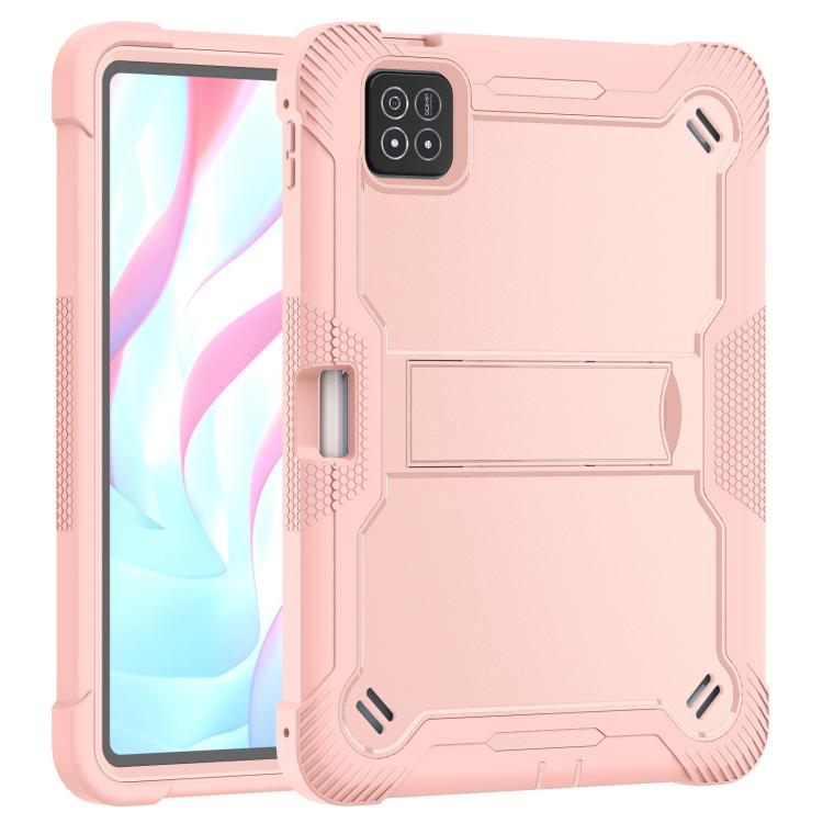 Shockproof Silicone Hybrid PC Tablet Case with Holder, For Xiaomi Redmi Pad 2 SE 9.7 2026, For Xiaomi Redmi Pad 2, For Xiaomi Pad 7 / 7 Pro, For Xiaomi Redmi Pad SE 8.7, For Xiaomi Redmi Pad SE, For Xiaomi Pad 6