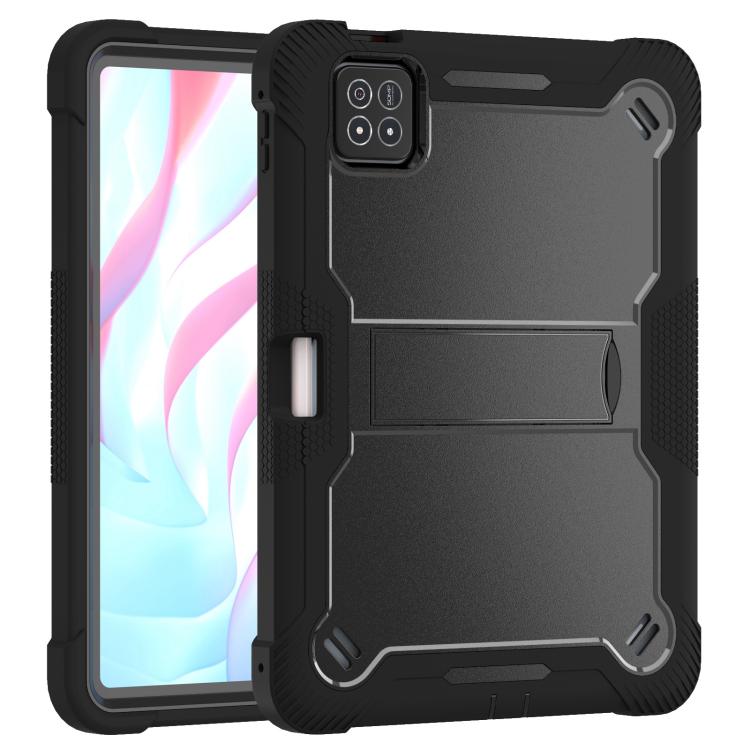Shockproof Silicone Hybrid PC Tablet Case with Holder, For Xiaomi Redmi Pad 2 SE 9.7 2026, For Xiaomi Redmi Pad 2, For Xiaomi Pad 7 / 7 Pro, For Xiaomi Redmi Pad SE 8.7, For Xiaomi Redmi Pad SE, For Xiaomi Pad 6