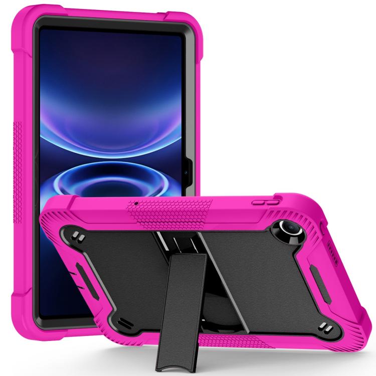 Shockproof Silicone Hybrid PC Tablet Case with Holder, For Xiaomi Redmi Pad 2 SE 9.7 2026, For Xiaomi Redmi Pad 2, For Xiaomi Pad 7 / 7 Pro, For Xiaomi Redmi Pad SE 8.7, For Xiaomi Redmi Pad SE, For Xiaomi Pad 6