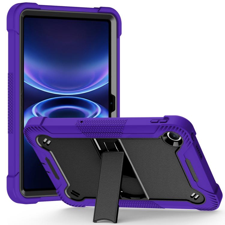 Shockproof Silicone Hybrid PC Tablet Case with Holder, For Xiaomi Redmi Pad 2 SE 9.7 2026, For Xiaomi Redmi Pad 2, For Xiaomi Pad 7 / 7 Pro, For Xiaomi Redmi Pad SE 8.7, For Xiaomi Redmi Pad SE, For Xiaomi Pad 6