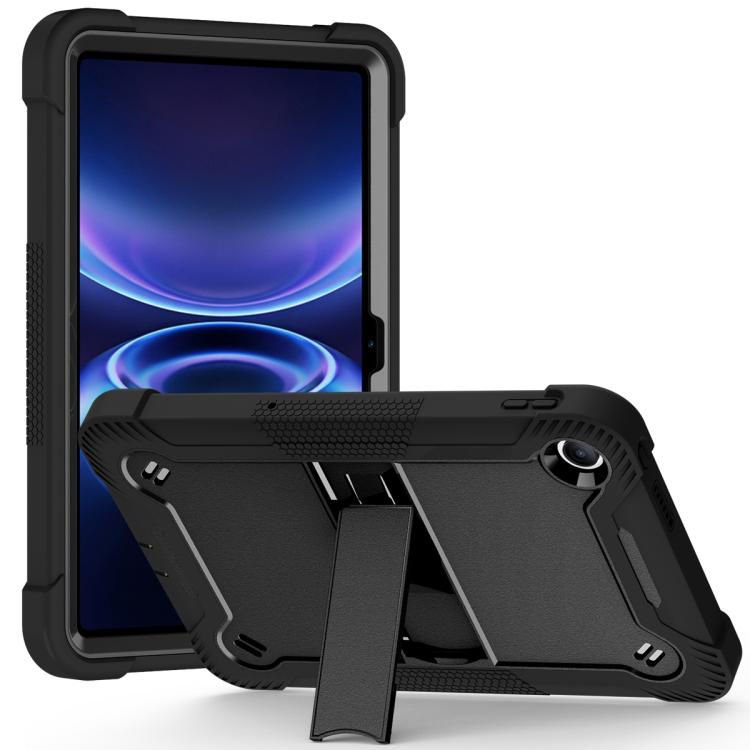 Shockproof Silicone Hybrid PC Tablet Case with Holder, For Xiaomi Redmi Pad 2 SE 9.7 2026, For Xiaomi Redmi Pad 2, For Xiaomi Pad 7 / 7 Pro, For Xiaomi Redmi Pad SE 8.7, For Xiaomi Redmi Pad SE, For Xiaomi Pad 6