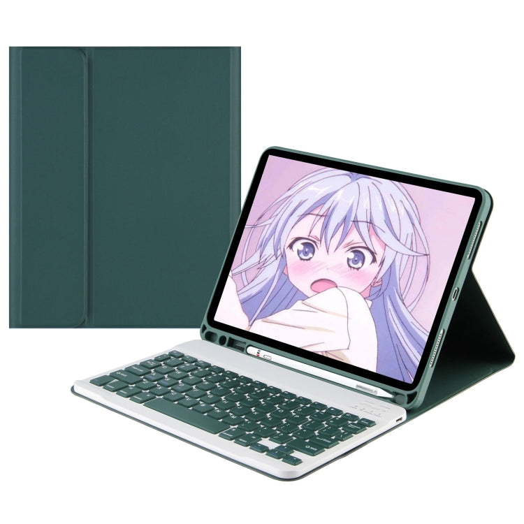 Square Cap Bluetooth Keyboard Leather Case with Pen Slot, For Samsung Galaxy Tab S9 FE+, For Samsung Galaxy Tab A9+, For Samsung Galaxy Tab A9, For Samsung Galaxy Tab S9 FE