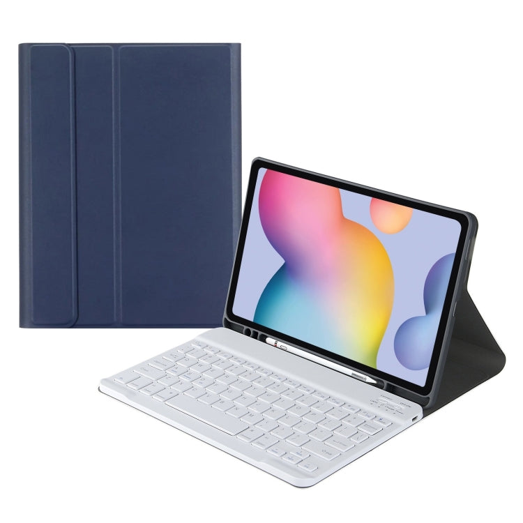 Square Cap Bluetooth Keyboard Leather Case with Pen Slot, For Samsung Galaxy Tab S9 FE+, For Samsung Galaxy Tab A9+, For Samsung Galaxy Tab A9, For Samsung Galaxy Tab S9 FE