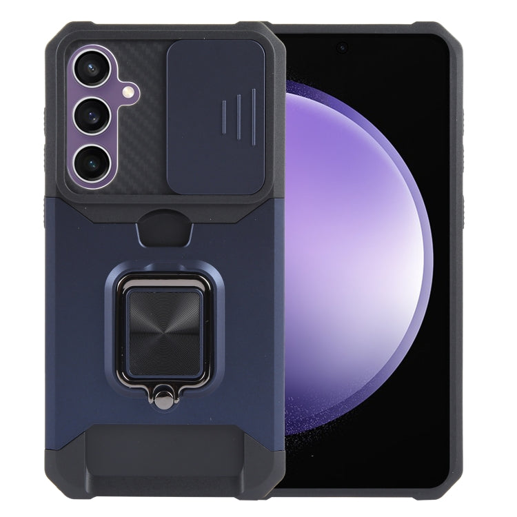 Camera Shield Card Slot PC+TPU Phone Case, For Samsung Galaxy A55, For Samsung Galaxy S24 Ultra 5G, For Samsung Galaxy S23 FE 5G, For Samsung Galaxy S24+ 5G, For Samsung Galaxy A35, For Samsung Galaxy S24 5G, For Samsung Galaxy A15