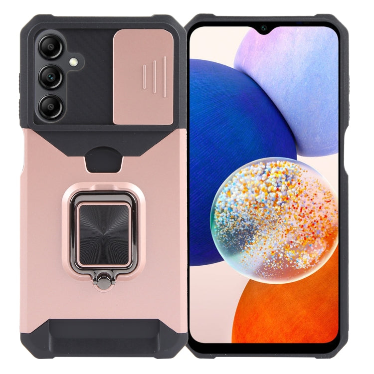 Camera Shield Card Slot PC+TPU Phone Case, For Samsung Galaxy A55, For Samsung Galaxy S24 Ultra 5G, For Samsung Galaxy S23 FE 5G, For Samsung Galaxy S24+ 5G, For Samsung Galaxy A35, For Samsung Galaxy S24 5G, For Samsung Galaxy A15