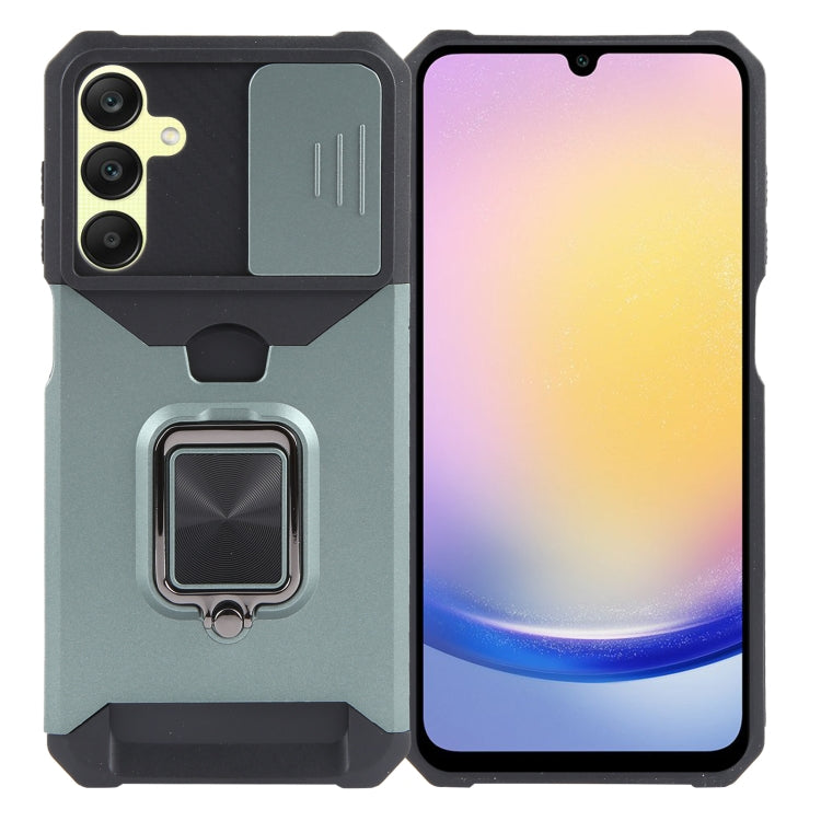 Camera Shield Card Slot PC+TPU Phone Case, For Samsung Galaxy A25