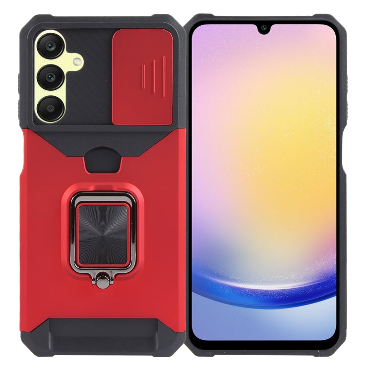 Camera Shield Card Slot PC+TPU Phone Case, For Samsung Galaxy A25