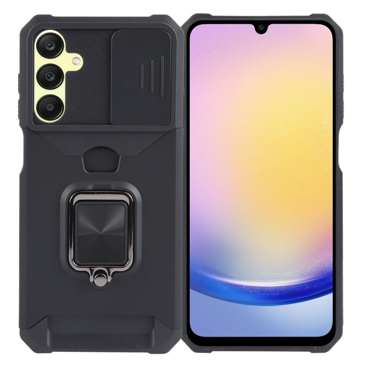 Camera Shield Card Slot PC+TPU Phone Case, For Samsung Galaxy A25