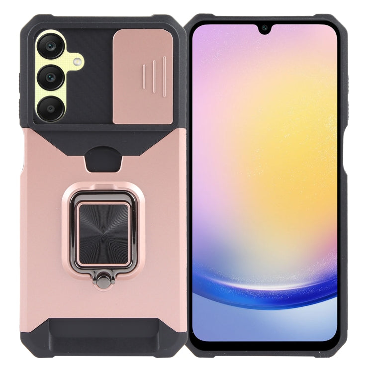 Camera Shield Card Slot PC+TPU Phone Case, For Samsung Galaxy A25