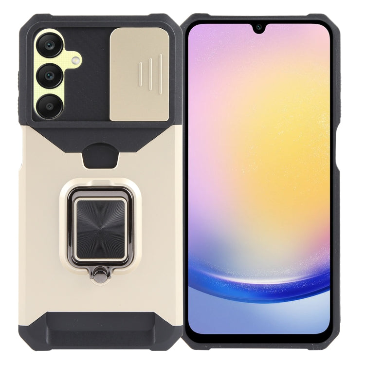 Camera Shield Card Slot PC+TPU Phone Case, For Samsung Galaxy A25