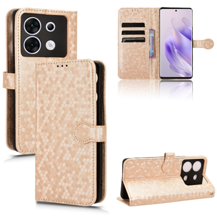 Honeycomb Dot Texture Leather Phone Case, For Infinix Zero 40 4G X6860, For Infinix GT 20 Pro, For Infinix Note 40 Pro 4G X6850, For Infinix Note 40 Pro 5G X6851, For Infinix Hot 40 / Hot 40 Pro 4G 2024, For Infinix Smart 8, For Infinix Zero 30 4G     ...
