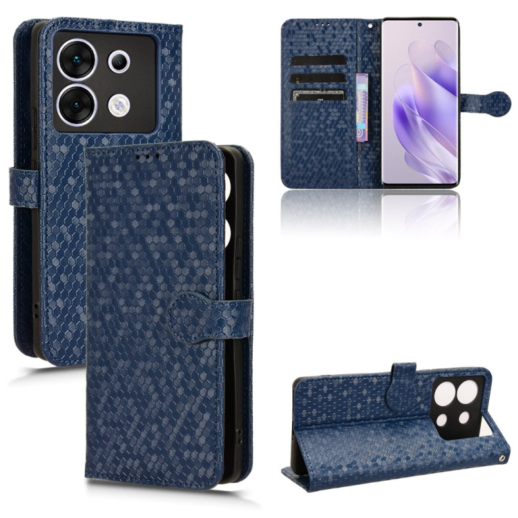 Honeycomb Dot Texture Leather Phone Case, For Infinix Zero 40 4G X6860, For Infinix GT 20 Pro, For Infinix Note 40 Pro 4G X6850, For Infinix Note 40 Pro 5G X6851, For Infinix Hot 40 / Hot 40 Pro 4G 2024, For Infinix Smart 8, For Infinix Zero 30 4G     ...