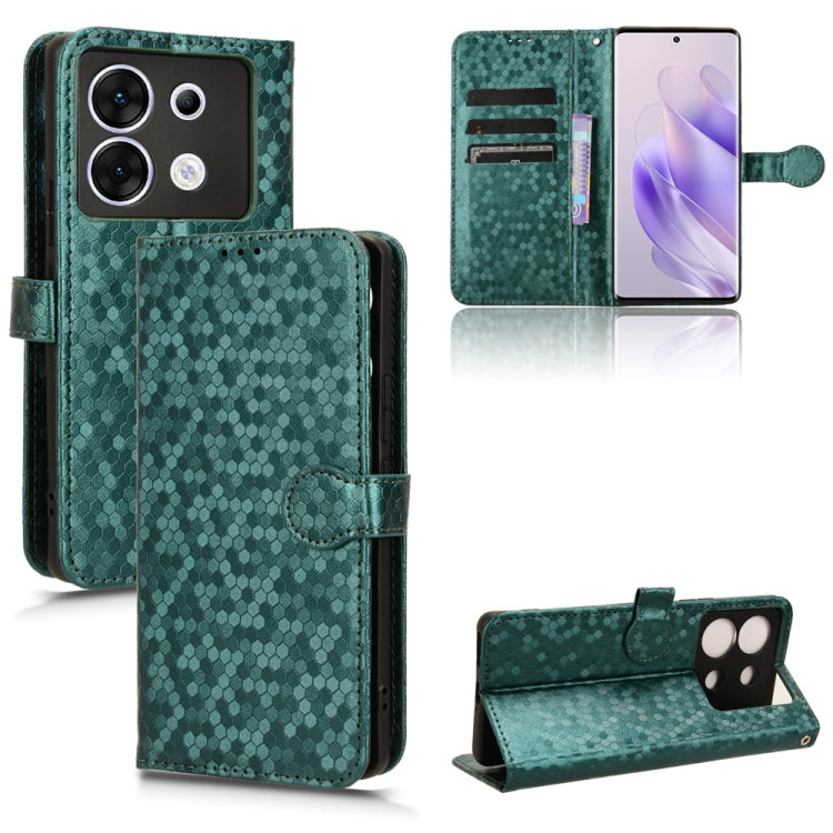 Honeycomb Dot Texture Leather Phone Case, For Infinix Zero 40 4G X6860, For Infinix GT 20 Pro, For Infinix Note 40 Pro 4G X6850, For Infinix Note 40 Pro 5G X6851, For Infinix Hot 40 / Hot 40 Pro 4G 2024, For Infinix Smart 8, For Infinix Zero 30 4G     ...