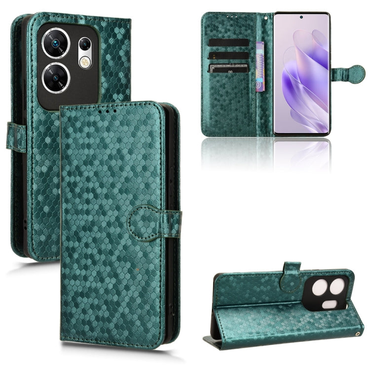 Honeycomb Dot Texture Leather Phone Case, For Infinix Zero 40 4G X6860, For Infinix GT 20 Pro, For Infinix Note 40 Pro 4G X6850, For Infinix Note 40 Pro 5G X6851, For Infinix Hot 40 / Hot 40 Pro 4G 2024, For Infinix Smart 8, For Infinix Zero 30 4G     ...