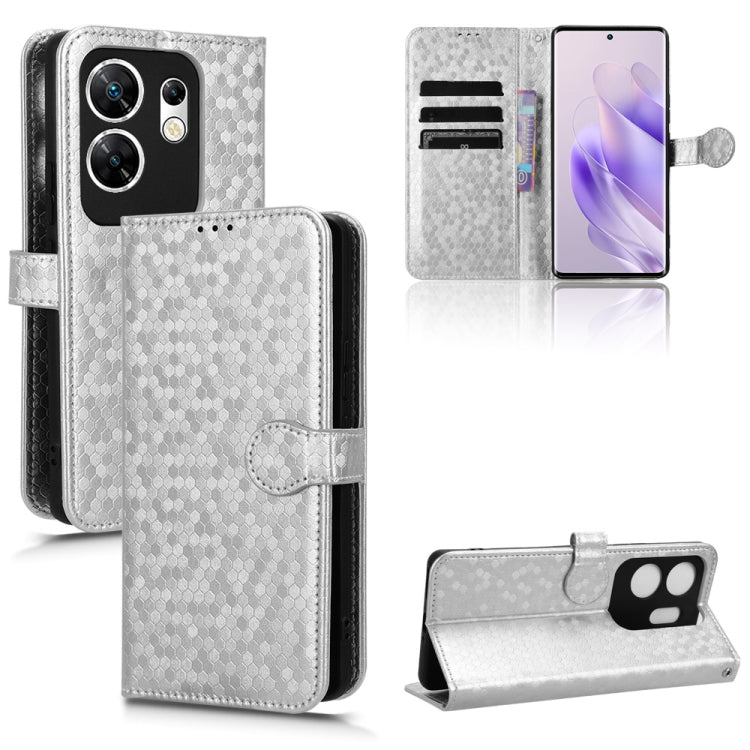 Honeycomb Dot Texture Leather Phone Case, For Infinix Zero 40 4G X6860, For Infinix GT 20 Pro, For Infinix Note 40 Pro 4G X6850, For Infinix Note 40 Pro 5G X6851, For Infinix Hot 40 / Hot 40 Pro 4G 2024, For Infinix Smart 8, For Infinix Zero 30 4G     ...