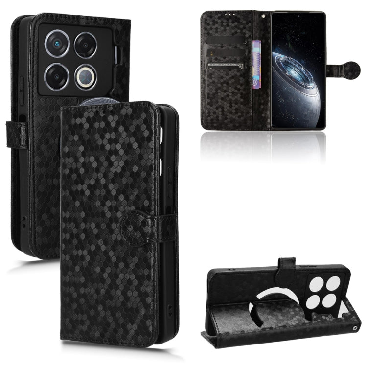 Honeycomb Dot Texture Leather Phone Case, For Infinix Zero 40 4G X6860, For Infinix GT 20 Pro, For Infinix Note 40 Pro 4G X6850, For Infinix Note 40 Pro 5G X6851, For Infinix Hot 40 / Hot 40 Pro 4G 2024, For Infinix Smart 8, For Infinix Zero 30 4G     ...