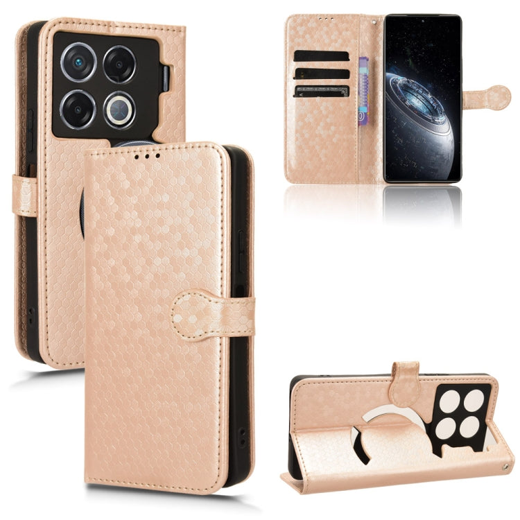 Honeycomb Dot Texture Leather Phone Case, For Infinix Zero 40 4G X6860, For Infinix GT 20 Pro, For Infinix Note 40 Pro 4G X6850, For Infinix Note 40 Pro 5G X6851, For Infinix Hot 40 / Hot 40 Pro 4G 2024, For Infinix Smart 8, For Infinix Zero 30 4G     ...