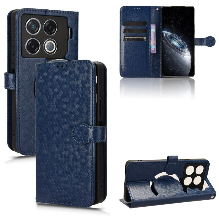 Honeycomb Dot Texture Leather Phone Case, For Infinix Zero 40 4G X6860, For Infinix GT 20 Pro, For Infinix Note 40 Pro 4G X6850, For Infinix Note 40 Pro 5G X6851, For Infinix Hot 40 / Hot 40 Pro 4G 2024, For Infinix Smart 8, For Infinix Zero 30 4G     ...