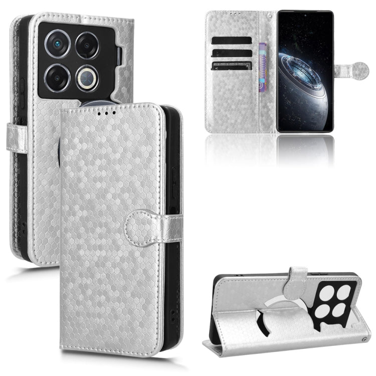 Honeycomb Dot Texture Leather Phone Case, For Infinix Zero 40 4G X6860, For Infinix GT 20 Pro, For Infinix Note 40 Pro 4G X6850, For Infinix Note 40 Pro 5G X6851, For Infinix Hot 40 / Hot 40 Pro 4G 2024, For Infinix Smart 8, For Infinix Zero 30 4G     ...