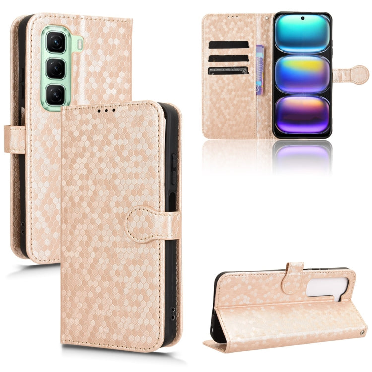Honeycomb Dot Texture Leather Phone Case, For Infinix Smart 10 Plus 4G, For Infinix GT 30 Pro, For Infinix Note 50x, For Infinix Note 50 Pro+, For Infinix Note 50 4G / Note 50 Pro 4G, For Infinix Hot 50 Pro 4G, For Infinix Hot 50 Pro+ 4G               ...