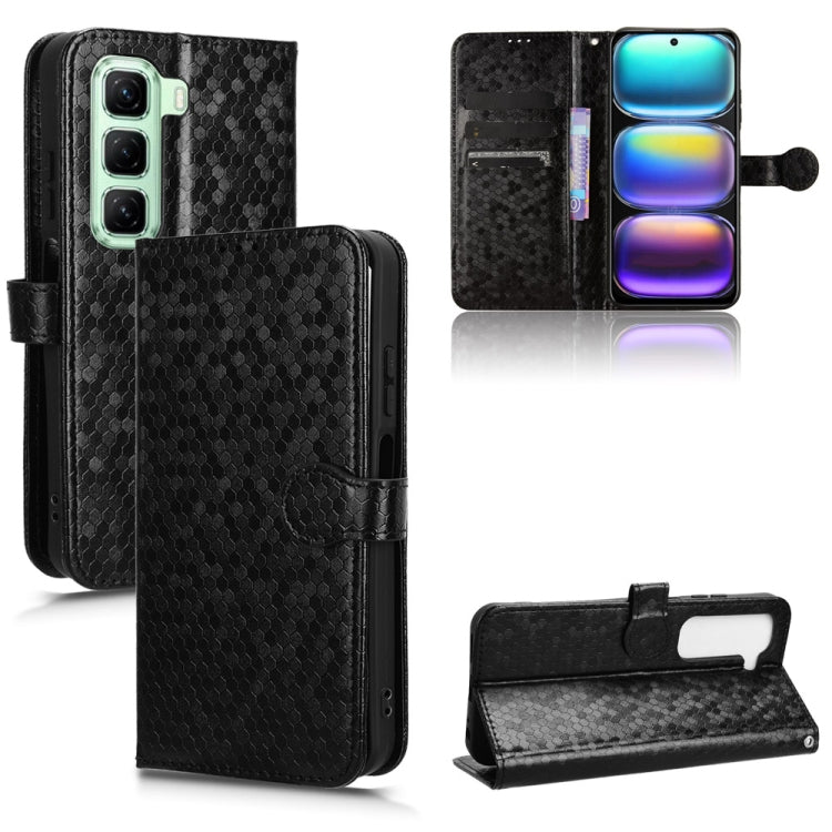 Honeycomb Dot Texture Leather Phone Case, For Infinix Smart 10 Plus 4G, For Infinix GT 30 Pro, For Infinix Note 50x, For Infinix Note 50 Pro+, For Infinix Note 50 4G / Note 50 Pro 4G, For Infinix Hot 50 Pro 4G, For Infinix Hot 50 Pro+ 4G               ...