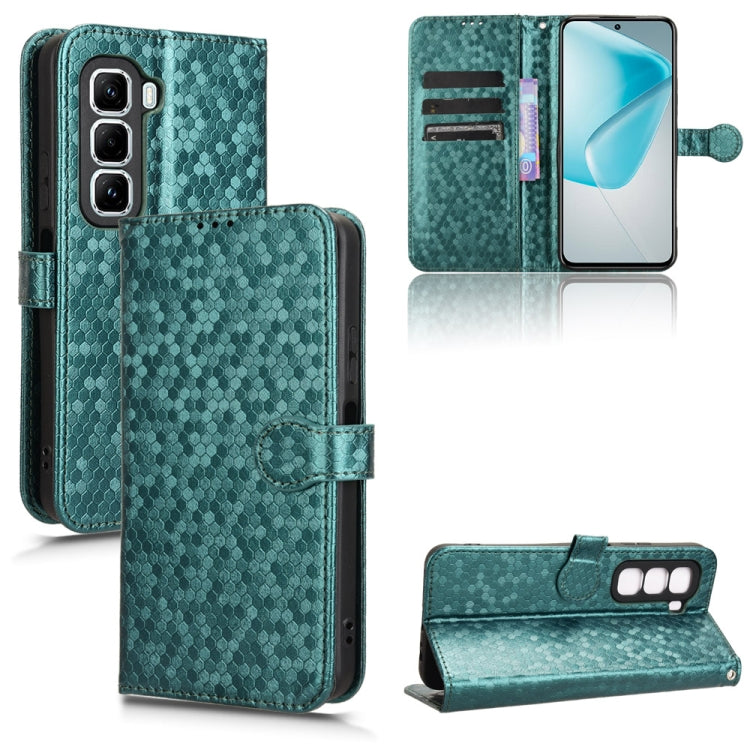 Honeycomb Dot Texture Leather Phone Case, For Infinix Smart 10 Plus 4G, For Infinix GT 30 Pro, For Infinix Note 50x, For Infinix Note 50 Pro+, For Infinix Note 50 4G / Note 50 Pro 4G, For Infinix Hot 50 Pro 4G, For Infinix Hot 50 Pro+ 4G               ...