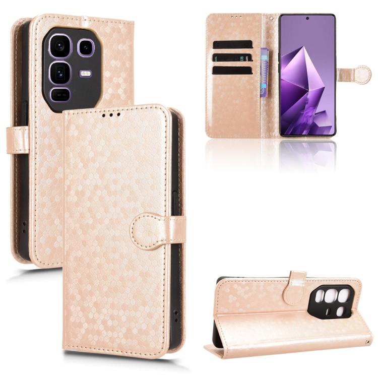 Honeycomb Dot Texture Leather Phone Case, For Infinix Smart 10 Plus 4G, For Infinix GT 30 Pro, For Infinix Note 50x, For Infinix Note 50 Pro+, For Infinix Note 50 4G / Note 50 Pro 4G, For Infinix Hot 50 Pro 4G, For Infinix Hot 50 Pro+ 4G               ...