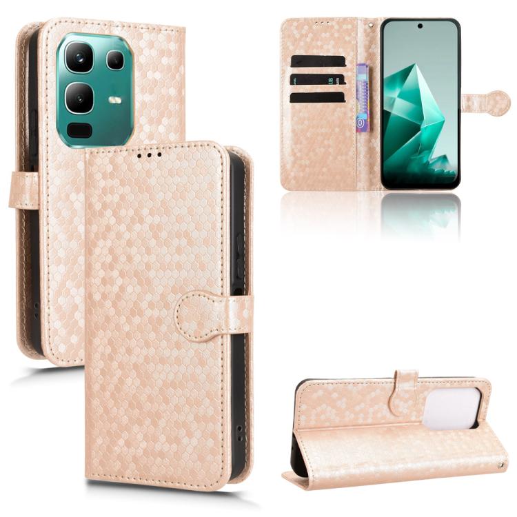 Honeycomb Dot Texture Leather Phone Case, For Infinix Smart 10 Plus 4G, For Infinix GT 30 Pro, For Infinix Note 50x, For Infinix Note 50 Pro+, For Infinix Note 50 4G / Note 50 Pro 4G, For Infinix Hot 50 Pro 4G, For Infinix Hot 50 Pro+ 4G               ...