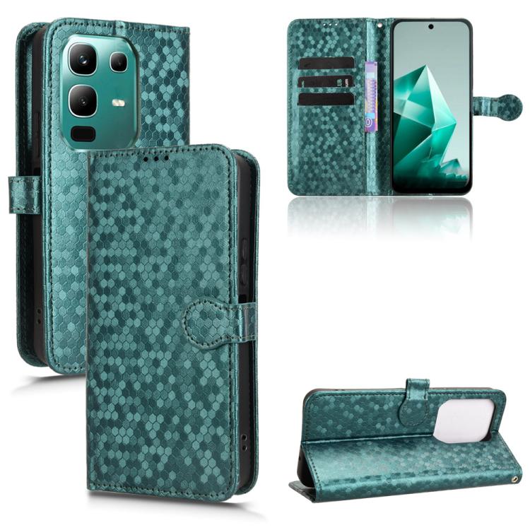 Honeycomb Dot Texture Leather Phone Case, For Infinix Smart 10 Plus 4G, For Infinix GT 30 Pro, For Infinix Note 50x, For Infinix Note 50 Pro+, For Infinix Note 50 4G / Note 50 Pro 4G, For Infinix Hot 50 Pro 4G, For Infinix Hot 50 Pro+ 4G               ...