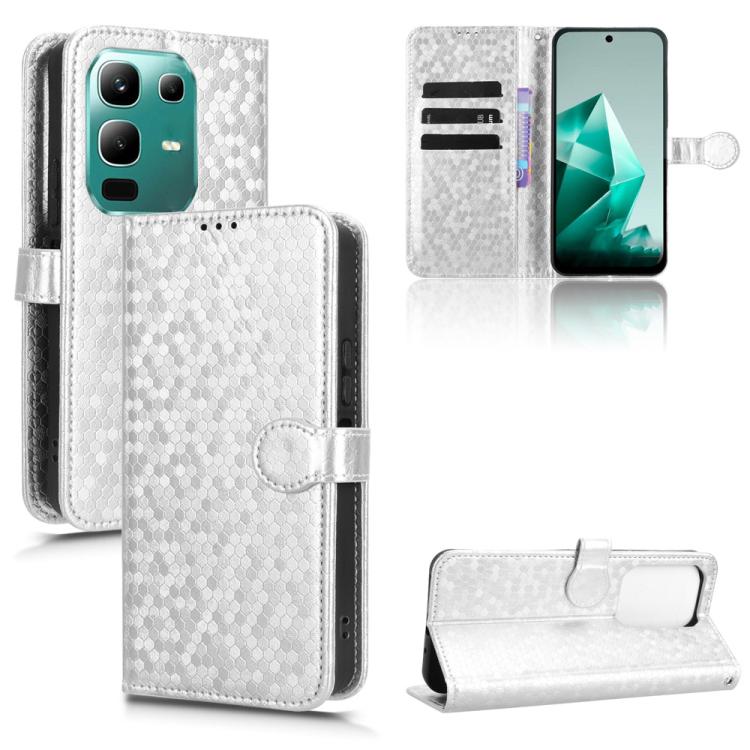 Honeycomb Dot Texture Leather Phone Case, For Infinix Smart 10 Plus 4G, For Infinix GT 30 Pro, For Infinix Note 50x, For Infinix Note 50 Pro+, For Infinix Note 50 4G / Note 50 Pro 4G, For Infinix Hot 50 Pro 4G, For Infinix Hot 50 Pro+ 4G               ...