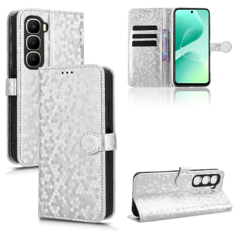 Honeycomb Dot Texture Leather Phone Case, For Infinix GT 50 Pro 5G, For Infinix Hot 70 4G, For Infinix Note 60 Ultra 5G, For Infinix Note Edge 5G, For Infinix Smart 20 4G, For Infinix Note 60 5G / 60 Pro 5G, For Infinix Hot 60i 5G / Tecno Spark Go 5G  ...
