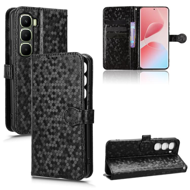 Honeycomb Dot Texture Leather Phone Case, For Infinix GT 50 Pro 5G, For Infinix Hot 70 4G, For Infinix Note 60 Ultra 5G, For Infinix Note Edge 5G, For Infinix Smart 20 4G, For Infinix Note 60 5G / 60 Pro 5G, For Infinix Hot 60i 5G / Tecno Spark Go 5G  ...